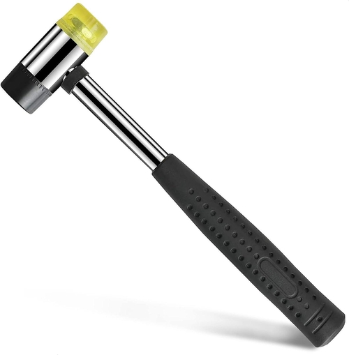 Double Faced Small Rubber Mallet Hammer Tool   25mm Non Marring Hammer