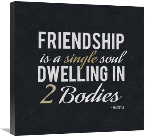 Global Gallery GCS-382226-2424-142 24 x 24 in. Quote - Aristotle - Fri