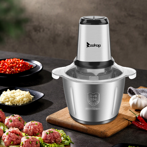500W 2.8L 2 Speed  Stainless Steel Meat Grinder
