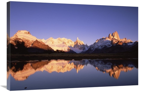 24 x 36 in. Cerro Torre & Mount Fitzroy Art Print - Colin Monteath