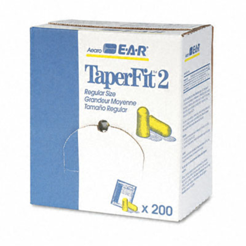 3M 3121219 TaperFit 2 Self-Adjusting Ear Plugs  Uncorded  Foam  Yellow
