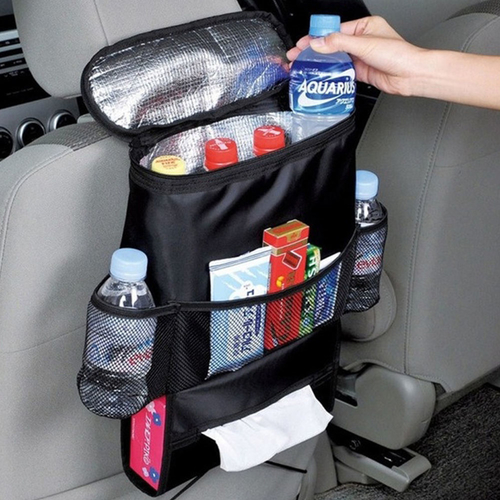 1pc Seat Back Multi Pocket Insulation Storage Bag