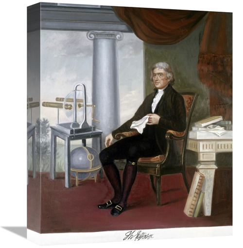 Global Gallery GCS-276732-16-142 16 in. Thomas Jefferson Art Print - V