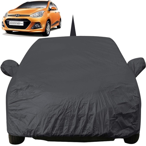 Blue Car Body Cover for Hyundai i10(Triple Stitched,Mirror Pockets,UV