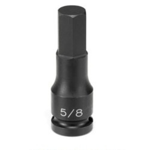 Grey Pneumatic 2918F 0.5 in. Drive X 0.56 in. Hex Driver