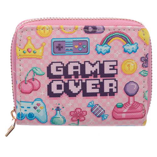 Small Zip Around Wallet - Retro Gaming Next Gen