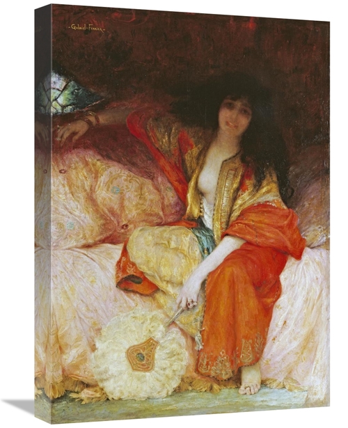 Global Gallery GCS-266315-22-142 22 in. A Harem Beauty Holding a Fan A
