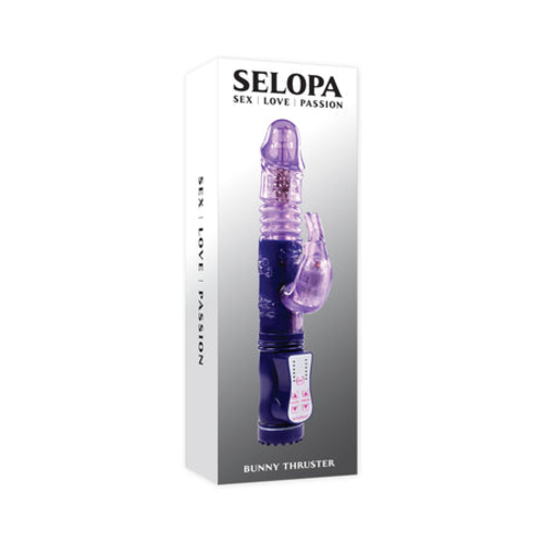 Selopa Bunny Thruster Thrusting Rabbit Vibrator Purple