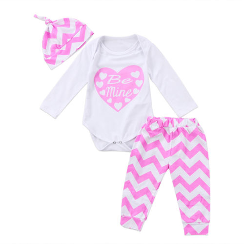 Baby Girl Cotton Clothes Set Newborn Baby Girl