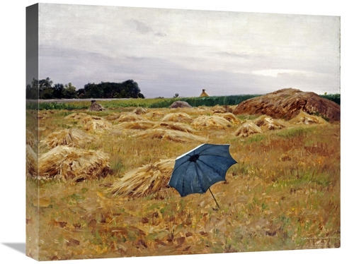 Global Gallery GCS-268373-22-142 22 in. The Blue Umbrella Art Print - 