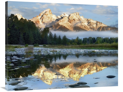 Global Gallery GCS-396658-3040-142 30 x 40 in. Pond Reflecting Grand T