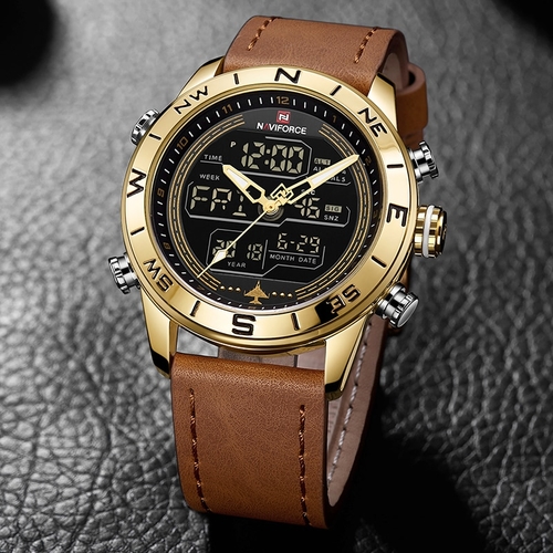 Men Watches NAVIFORCE Top Brand Luxury Leather