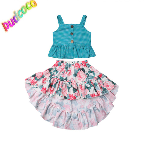 Toddler Kids Baby Girl Summer Outfits Clothes