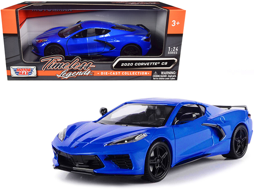 2020 Chevrolet Corvette C8 Stingray Blue Metallic \Timeless Legends\"