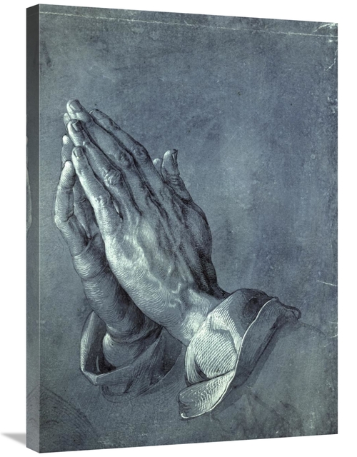 Global Gallery GCS-277445-30-142 30 in. Praying Hands Art Print - Albr