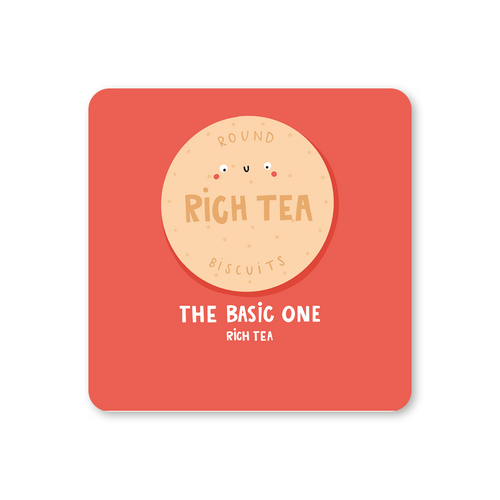 Rich Tea Biscuit Coaster (Pack of 6)