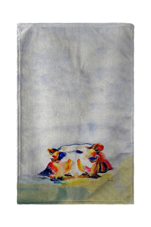 Betsy Drake BT157 Hippo Beach Towel - 30 x 50 in.