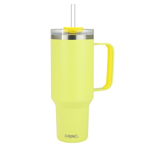 Drinco 30oz BugSur Tumbler with Handle (Lemon)