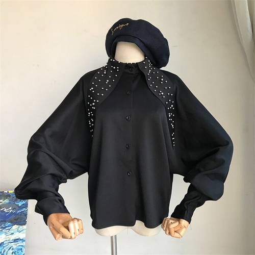 Korean Batwing Sleeve Shirts Blouse