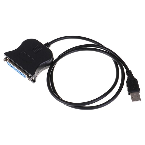 1M USB To DB25 Female Port Print Converter