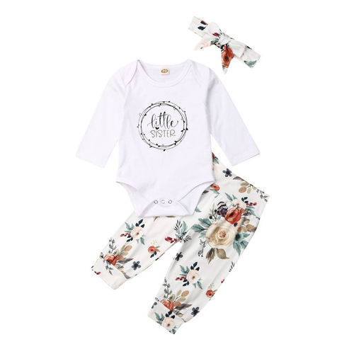 Pudcoco Autumn Newborn kids Baby Girl Long Sleeve