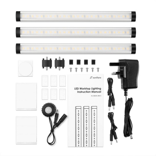 Zanflare 3Pcs LED Interactive Undercabinet Light