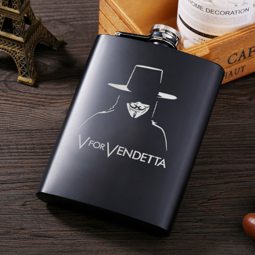 VFOR VENDETTA V For Vendetta Mask Rangers Flask Set