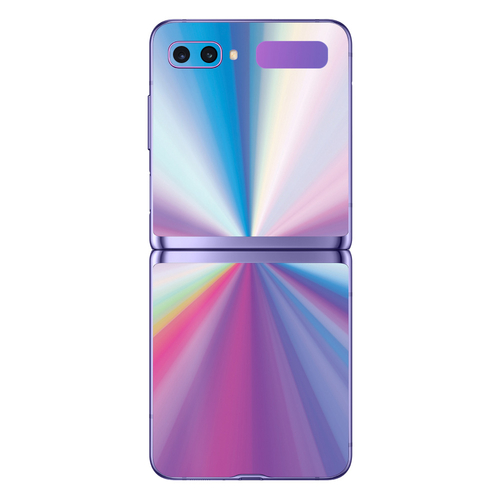 MightySkins SAZFL-Rainbow Zoom Skin for Samsung Galaxy Z Flip - Rainbo
