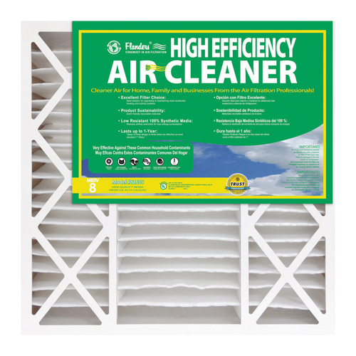 Flanders-Precisionaire 82655-0451625 16 x 25 x 5 in. Plated Air Filter