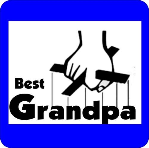 3 Inch Cloth Patch Best Grandpa