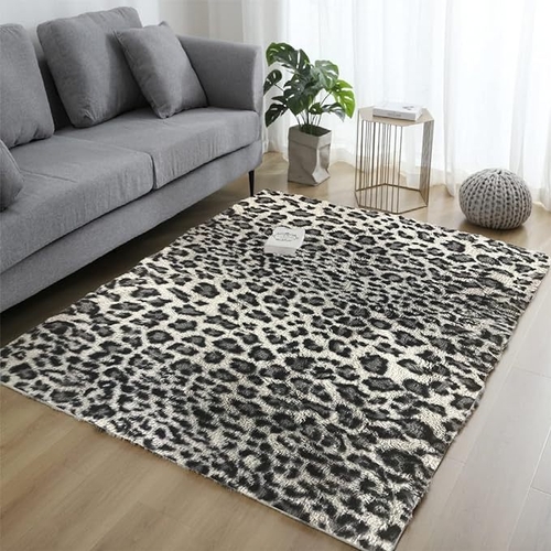 CottonFry Faux Sheepskin Fur Area Rugs Round Fur Throw Rug Floor Mat