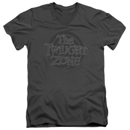 Trevco Twilight Zone-Spiral Logo - Short Sleeve Adult 30-1 Tee - Charc