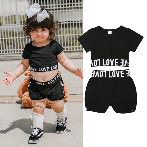 Summer Casual Infant Kids Baby Girls 1 7Y Clothes