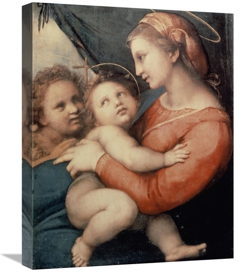 Global Gallery GCS-279522-22-142 22 in. Madonna in the Tent Art Print 
