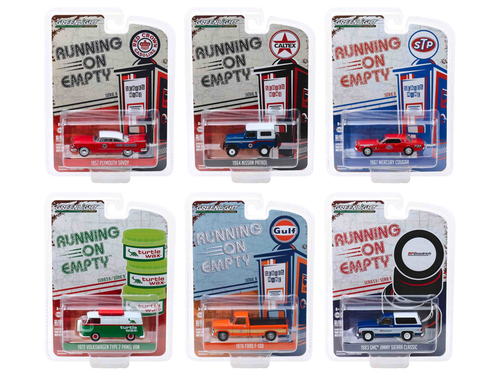 \Running on Empty\" 6 piece Set Series 9 1/64 Diecast Model Cars by