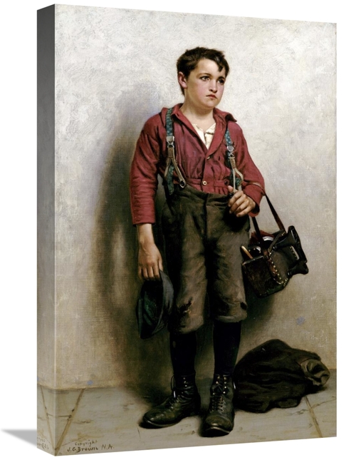 Global Gallery GCS-267793-22-142 22 in. Shoeshine Boy Art Print - John