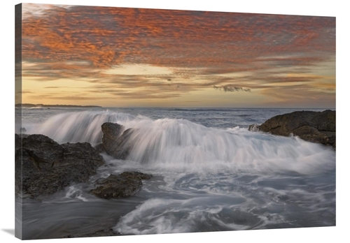 Global Gallery GCS-452183-3040-142 30 x 40 in. Breaking Wave, Play