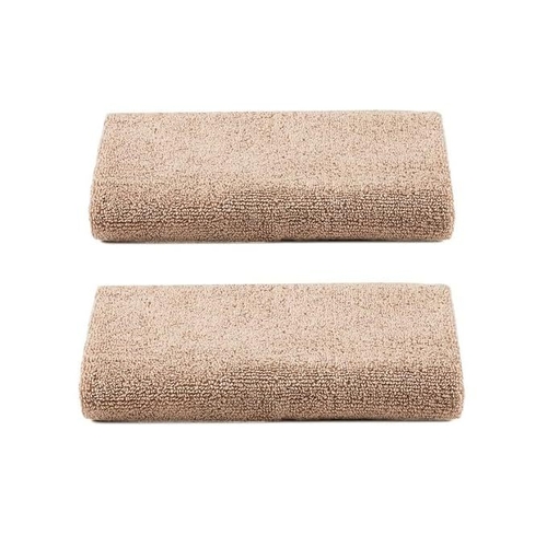 150G Hotel Plain 100% Cotton Hand Towel Regular - 500GSM - Sand - Pack