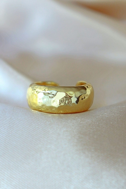 Mirror Gold 18 Karats Adjustable Ring