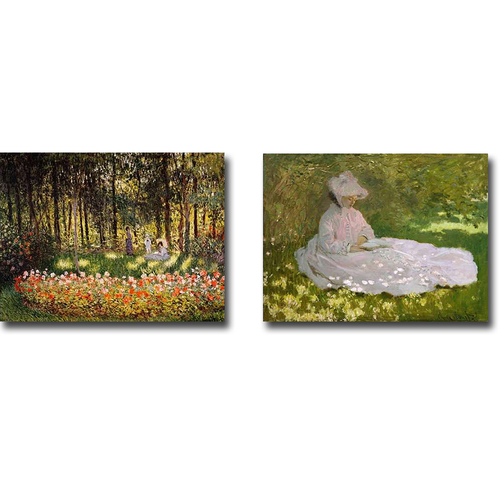 Artistic Home Gallery 1216AM930SAG Wooded Scene & Springtime by Claude