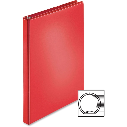 Business Source BSN09965 0.5 in. Ring Binder - Red