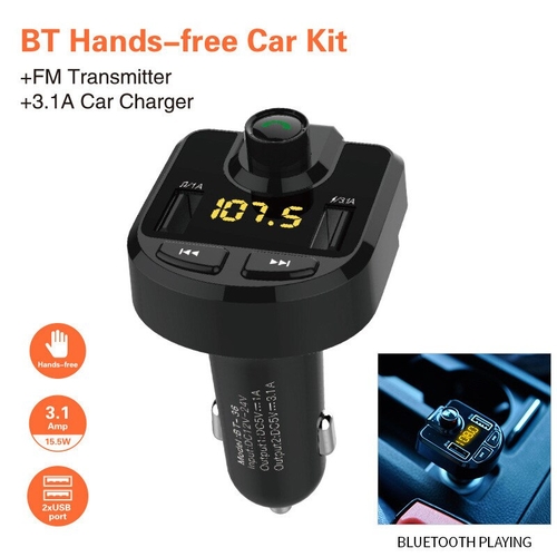 Bluetooth Car FM Transmitter Wireless Radio