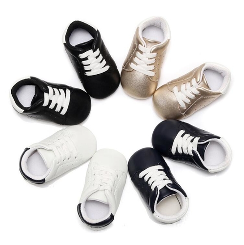 4 colors new soft pu leather breathable baby shoes
