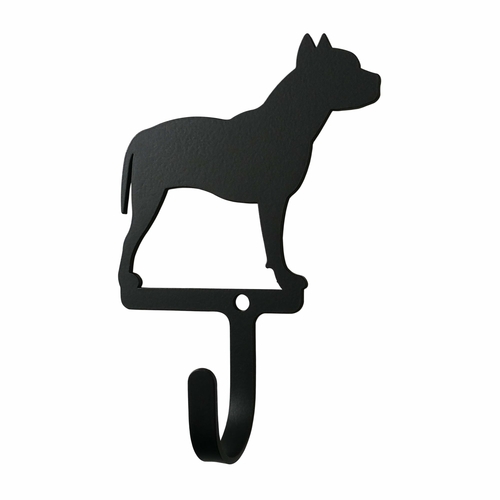 Wrought Iron Pit Bull Wall Hook Small