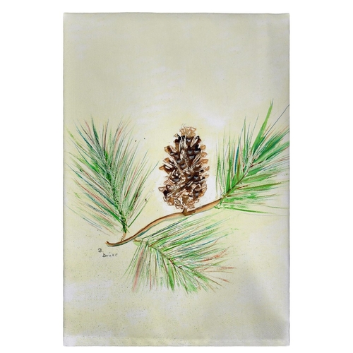 Betsy Drake GT161 Pinecone Guest Towel - 20 x 20 in.