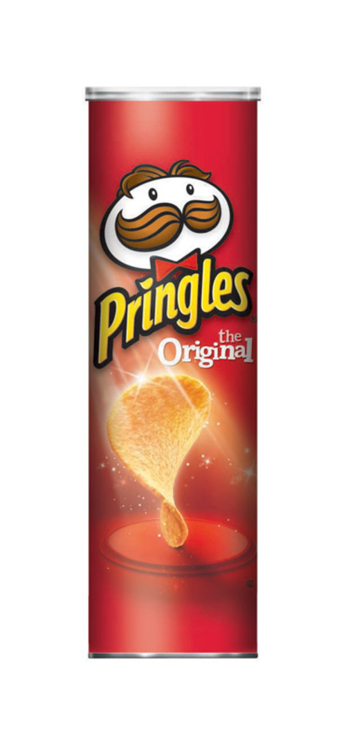 Pringles 9133364 5.26 oz Original Potato Chips Can- pack of 14