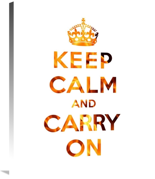 Global Gallery GCS-371971-2835-142 28 x 35 in. Keep Calm & Carry on - 