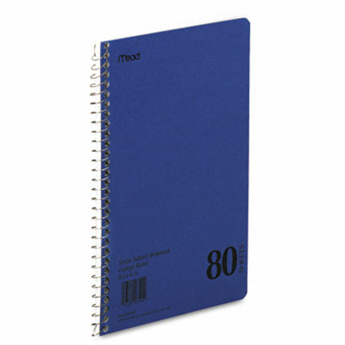 Mead 06544 Mid Tier Single Subject Notebook- College Rule- 6 x 9-1/2- 