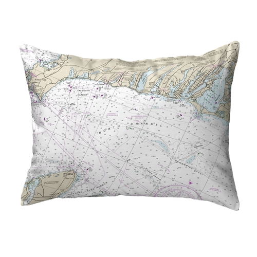 Betsy Drake NC13229FH 16 x 20 in. Falmouth Harbor, MA Nautical Map