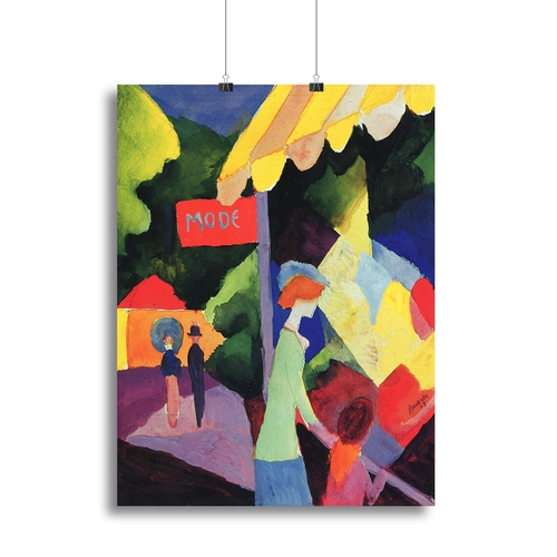 Fashion window by Macke Canvas Print or Poster